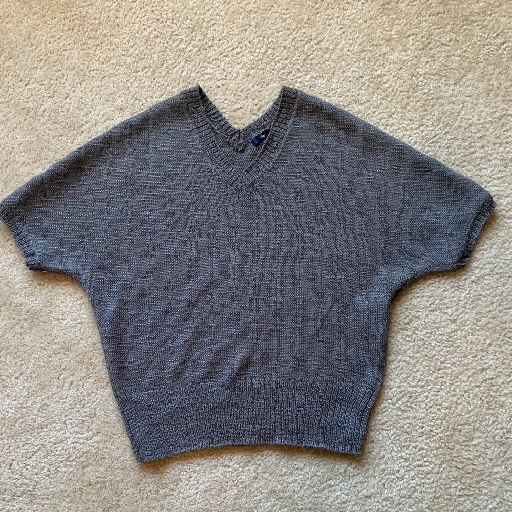 Gap Double V crop sweater